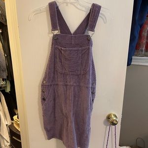 Purple Overalls Skirt